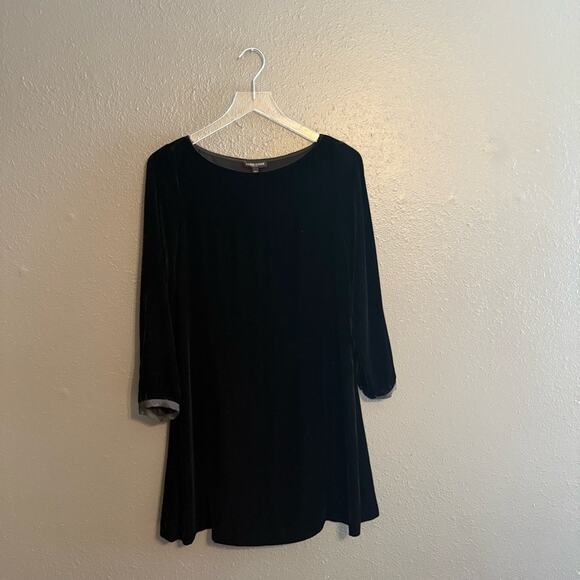 Eileen Fisher NWT Velvet Shift Dress Size XSP - Picture 1 of 5